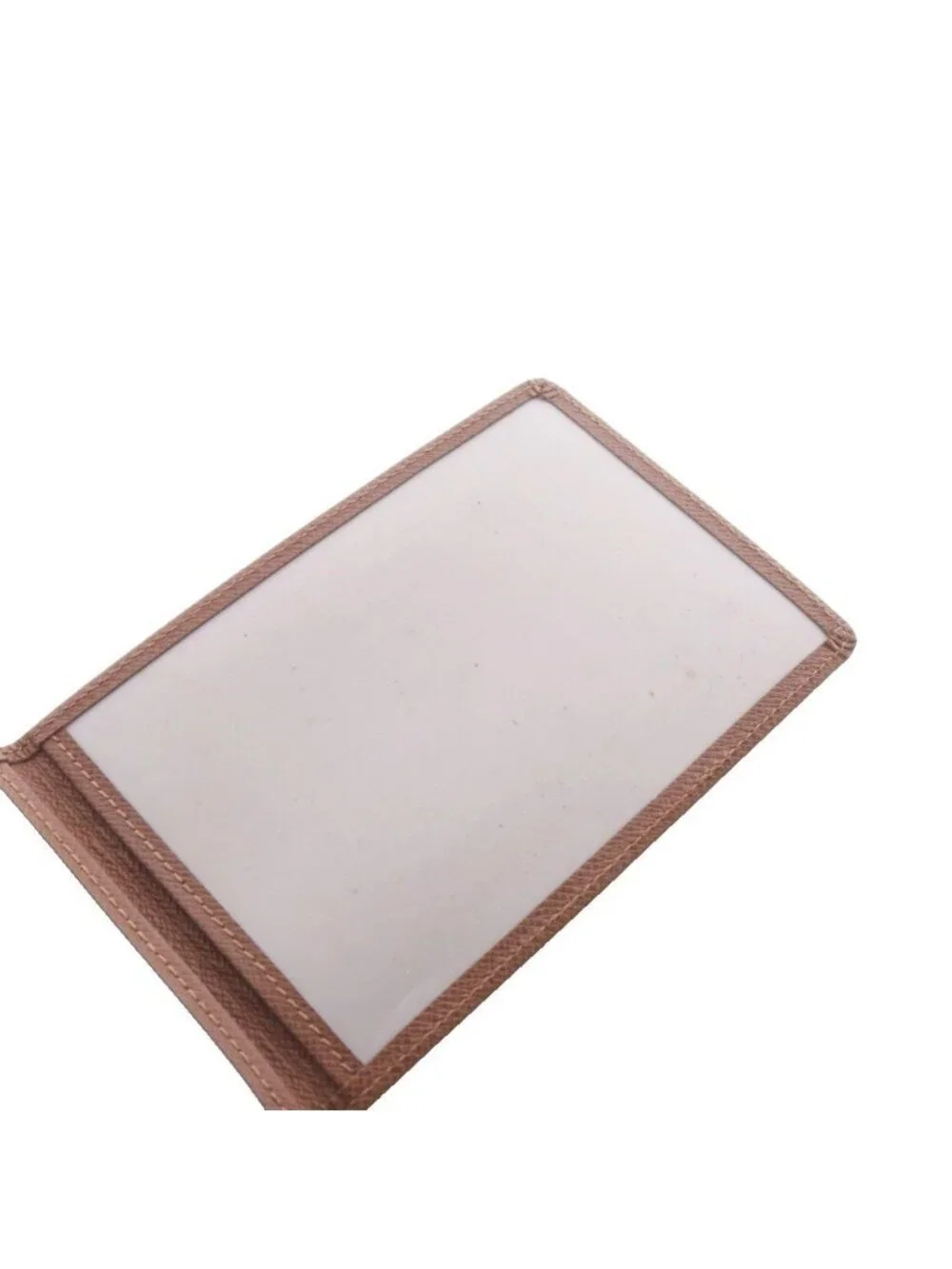 Louis Vuitton Card Slot Leather Logo Brown
